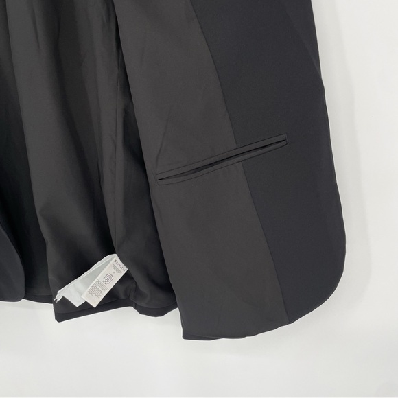 NEW Athleta Endless Primatwill Waist Tie Blazer Jacket Black Size 16 - Picture 13 of 14